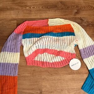 SHEIN Multicolor Striped Women's Sweater